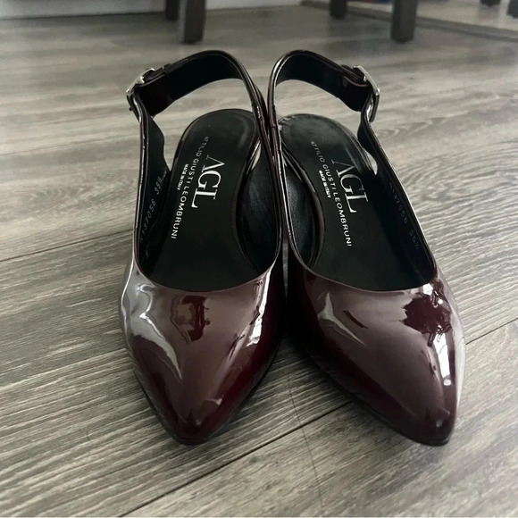 AGL burgundy pumps for women - Picture 9 of 9